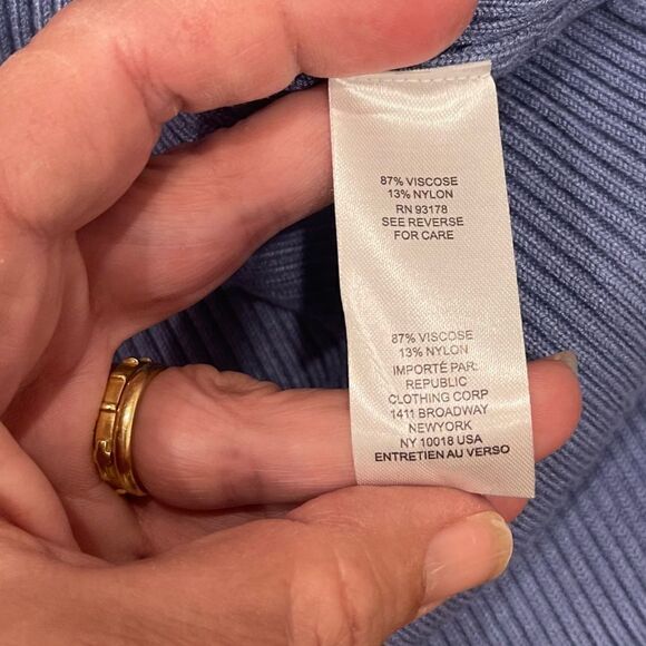 House Of Harlow 1960 Blue Knit Mini Dress 2 Pieces Set.Size XL - Picture 12 of 14